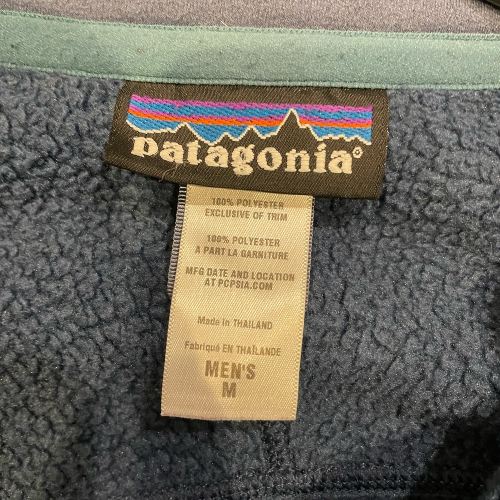 Men’s Patagonia Navy Full-Zip Fleece Jacket - Picture 5 of 5